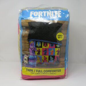 Fortnite Twin/Full Comforter Blanket 72 x 86" inches